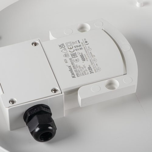 Mennyezeti lámpa LED IPER mikrohullámú mozgásérzékelő 10W 1200lm 4000K IP65 fehér kerek KANLUX