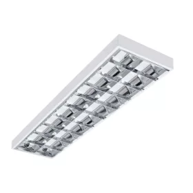   LED T8 raszteres lámpatest 120x30cm G13 téglalap alakú, felületre szerelhető, fehér, Kanlux