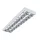 LED T8 raszteres lámpatest 120x30cm G13 téglalap alakú, felületre szerelhető, fehér, Kanlux