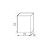 Falon kívüli tömített moduláris építési elosztószekrény 2x12 modulos IP40 DB Kanlux