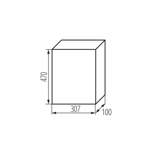 Falon kívüli tömített moduláris építési elosztószekrény 3x36 modulos IP40 DB Kanlux