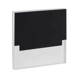   Dekoratív LED lépcső lámpatest SABIK Fekete 0.8W 14lm 4000K Semleges Kanlux