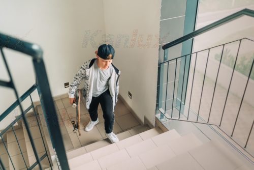 Dekoratív LED lépcső lámpatest SABIK Fekete 0.8W 14lm 4000K Semleges Kanlux