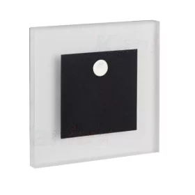   Dekoratív LED lépcsőlámpa APUS fekete 0.8W 14lm 4000K semleges 12V Kanlux mozgásérzékelő