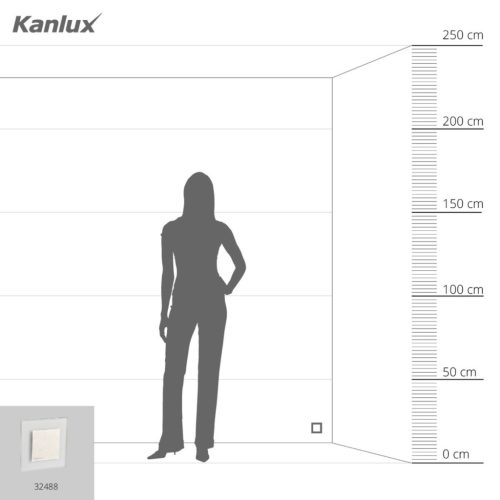 Dekoratív LED lépcsőlámpa APUS 0.8W 14lm 4000K Semleges 12V Kanlux