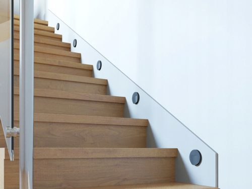 LED lépcsőlámpa Erinus O 0.8W 4000K Semleges Fekete KANLUX