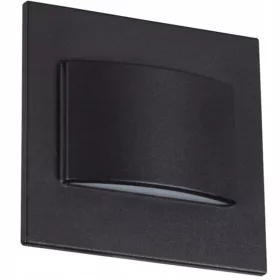   LED lépcsőlámpa Erinus LL 1.5W 4000K semleges fekete KANLUX
