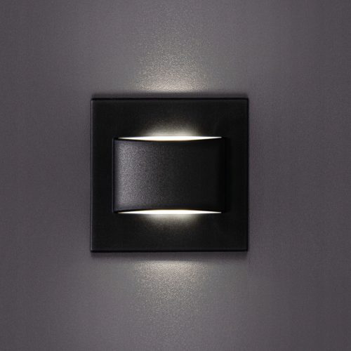 LED lépcsőlámpa Erinus LL 1.5W 4000K semleges fekete KANLUX