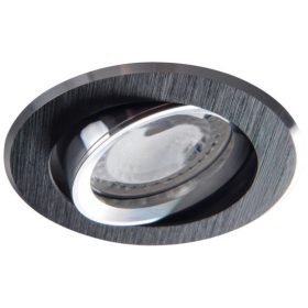   Halogén süllyesztett mennyezeti lámpatest GWEN MR16 Gx5.3 fekete eloxált Kanlux