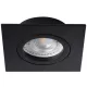 Négyzet alakú süllyesztett halogén mennyezeti lámpatest DALLA MR16 Gx5.3 fekete Kanlux