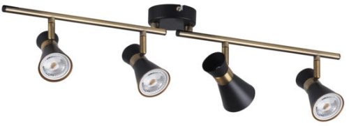 MILENO mennyezeti lámpatest 4x GU10 Black Gold 72cm Kanlux