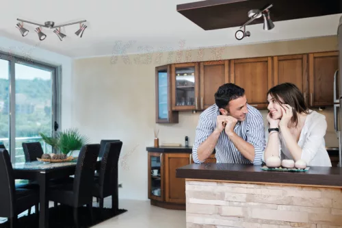 MILENO mennyezeti lámpa lámpatest 4x GU10 ezüst réz 72cm Kanlux