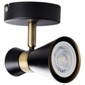 MILENO GU10 Black Gold Kanlux mennyezeti lámpatest