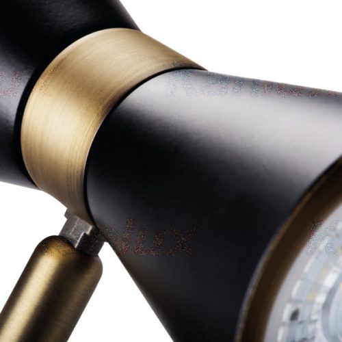 MILENO GU10 Black Gold Kanlux mennyezeti lámpatest