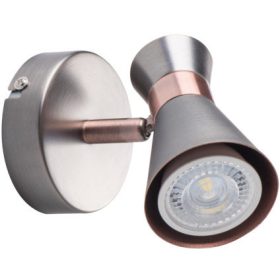 MILENO GU10 ezüst réz Kanlux mennyezeti lámpatest