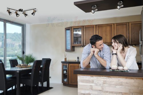 MILENO GU10 ezüst réz Kanlux mennyezeti lámpatest