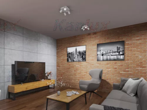 LAURIN 4xGU10 fehér Kanlux mennyezeti lámpatest