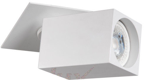 Spot mozgatható fehér mennyezeti lámpatest SPOT CHIRO GU10 négyzet alakú Kanlux