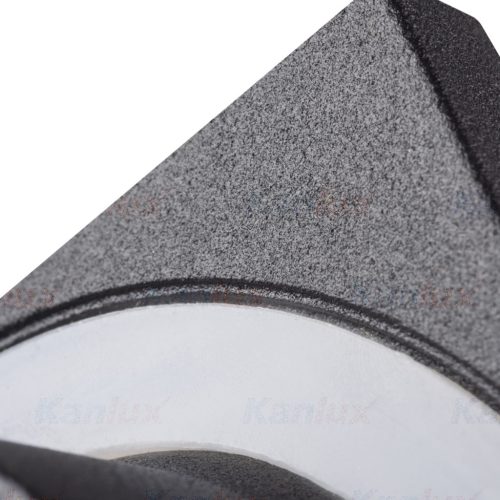 Mennyezeti lámpatest Süllyesztett HALOGÉN Fix GU10 Gx5.3 Négyzetes fekete IP44 a FLINI Kanlux fürdőszobához