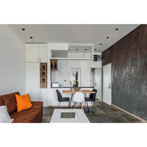 Spot mennyezeti lámpatest GU10 fekete MINI RITI KANLUX