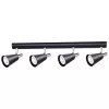 Fali és mennyezeti szalaglámpa SEMPRA PAR16 4x GU10 Fekete KANLUX
