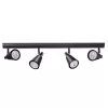 Fali és mennyezeti szalaglámpa SEMPRA PAR16 4x GU10 Fekete KANLUX