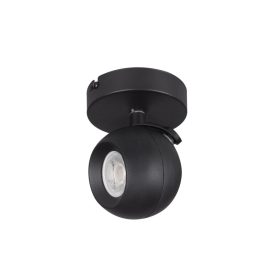 Fali és mennyezeti lámpa GALOBA GU10 PAR16 Fekete KANLUX