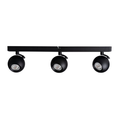 Fali és mennyezeti lámpatest GALOBA 3x GU10 PAR16 Fekete KANLUX