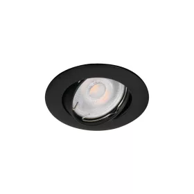   Süllyesztett mennyezeti lámpa VIDI MR16 GU5.3 12AC/DC fekete mozgatható kerek KANLUX