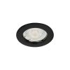 Süllyesztett mennyezeti lámpa VIDI MR16 GU5.3 12AC/DC fekete kerek KANLUX