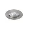 Süllyesztett mennyezeti lámpa LUTO MR16 GU5.3 12AC/DC ezüst kerek KANLUX