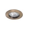 Süllyesztett mennyezeti lámpa LUTO MR16 GU5.3 12AC/DC sárgaréz kerek KANLUX
