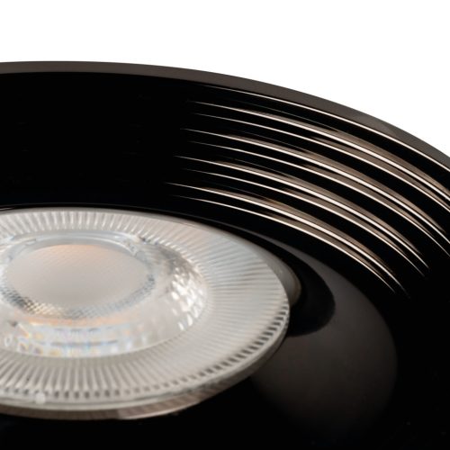 Süllyesztett mennyezeti lámpa LIGLO DSO GU10/GU5.3 Kerek Fekete KANLUX