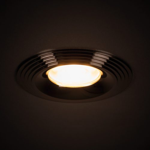 Süllyesztett mennyezeti lámpa LIGLO DSO GU10/GU5.3 Kerek Fekete KANLUX