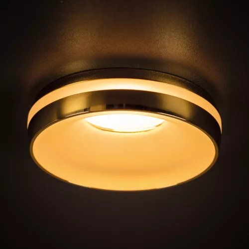 Süllyesztett mennyezeti lámpa ELICEO-DSO GU10/GU5.3 Gold Round KANLUX