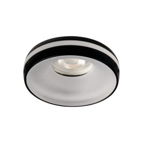   Süllyesztett mennyezeti lámpa ELICEO-DSO GU10/GU5.3 kerek fekete-fehér KANLUX