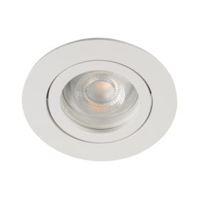   Süllyesztett mennyezeti lámpa DALLA GU5.3/GU10 12AC/DC Kerek Mozgatható Fehér KANLUX