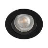Süllyesztett mennyezeti lámpa DALLA GU5.3/GU10 12AC/DC Kerek Mozgatható Fekete KANLUX