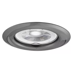   Süllyesztett mennyezeti lámpatest ARGUS II GU10/GU5.3 Round Graphite KANLUX