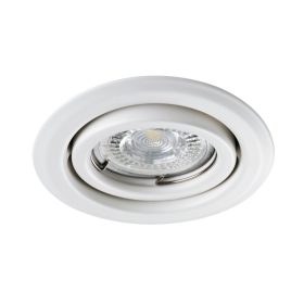   Süllyesztett mennyezeti lámpa ALOR GU10/GU5.3 Kerek Mozgatható Fehér KANLUX