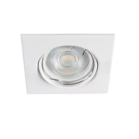   Süllyesztett mennyezeti lámpa ALOR GU10/GU5.3 Négyzet alakú mozgatható fehér KANLUX