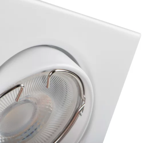 Süllyesztett mennyezeti lámpa ALOR GU10/GU5.3 Négyzet alakú mozgatható fehér KANLUX