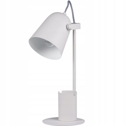 Iskolai éjszakai asztali lámpa + szervező Raibo E27 5W fehér KANLUX