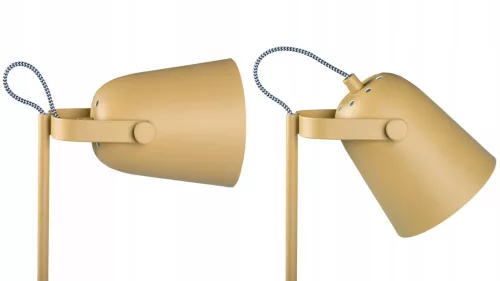 Iskolai éjszakai asztali lámpa + szervező Raibo E27 5W sárga KANLUX