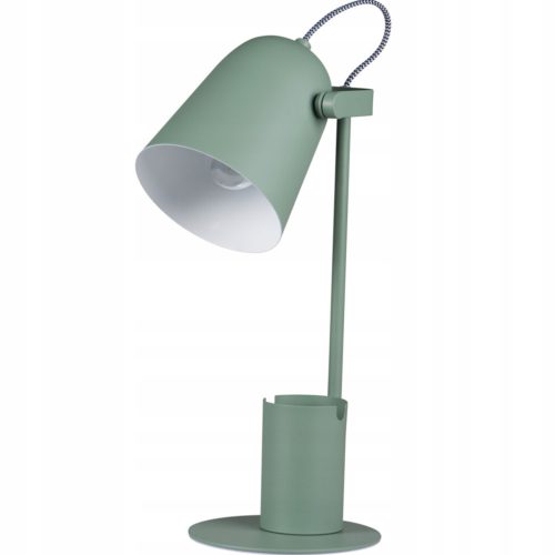 Iskolai éjszakai asztali lámpa + szervező Raibo E27 5W zöld KANLUX