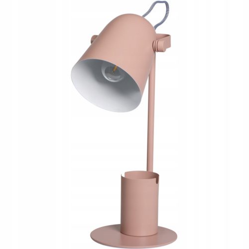 Iskolai éjszakai asztali lámpa + szervező Raibo E27 5W Pink KANLUX