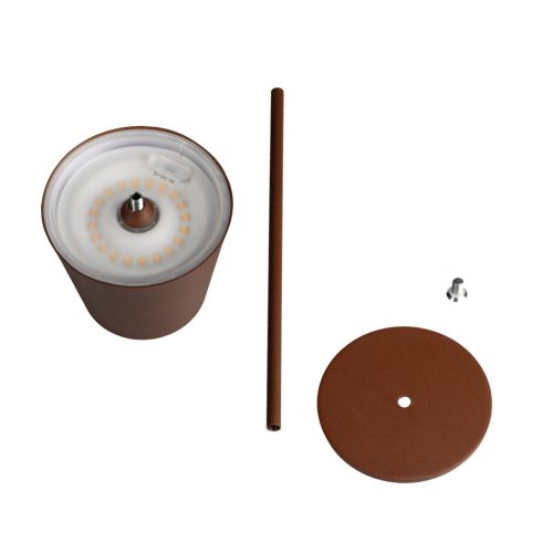 LED Asztali lámpa INITA IP54 165lm Barna KANLUX