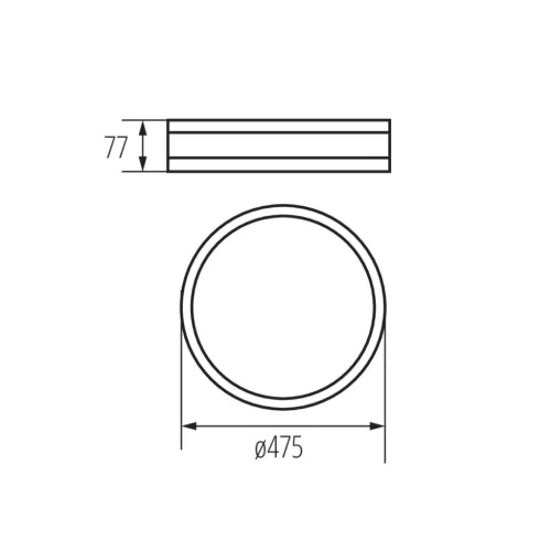 LED mennyezeti lámpa JASMIN 470 Mennyezeti lámpa E27 3x 20W Fekete KANLUX