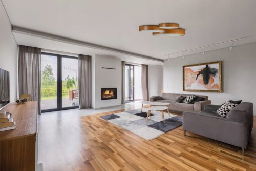 Jasmin felületre szerelhető LED mennyezeti lámpa 3x E27 48cm Kerek fa KANLUX