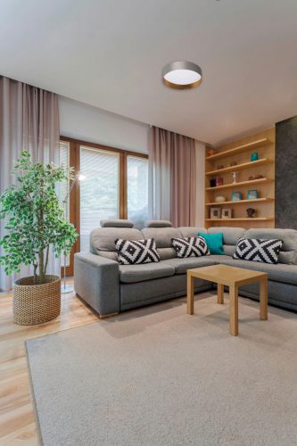 Felületre szerelhető LED mennyezeti lámpa Rifa 17.5W 3000K 40cm Kerek Szürke Arany KANLUX